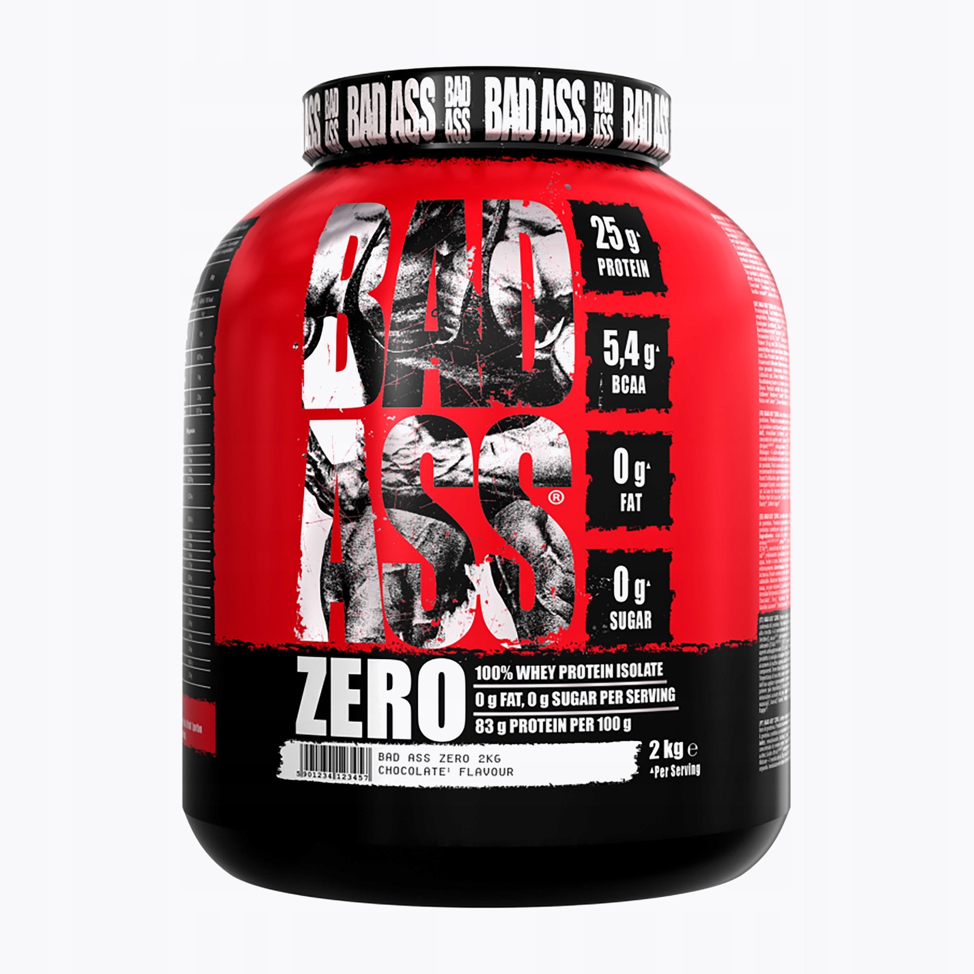 Fitness Authority Bad Ass Zero isolate 2 kg strawberry 2 kg Expiration date not specified