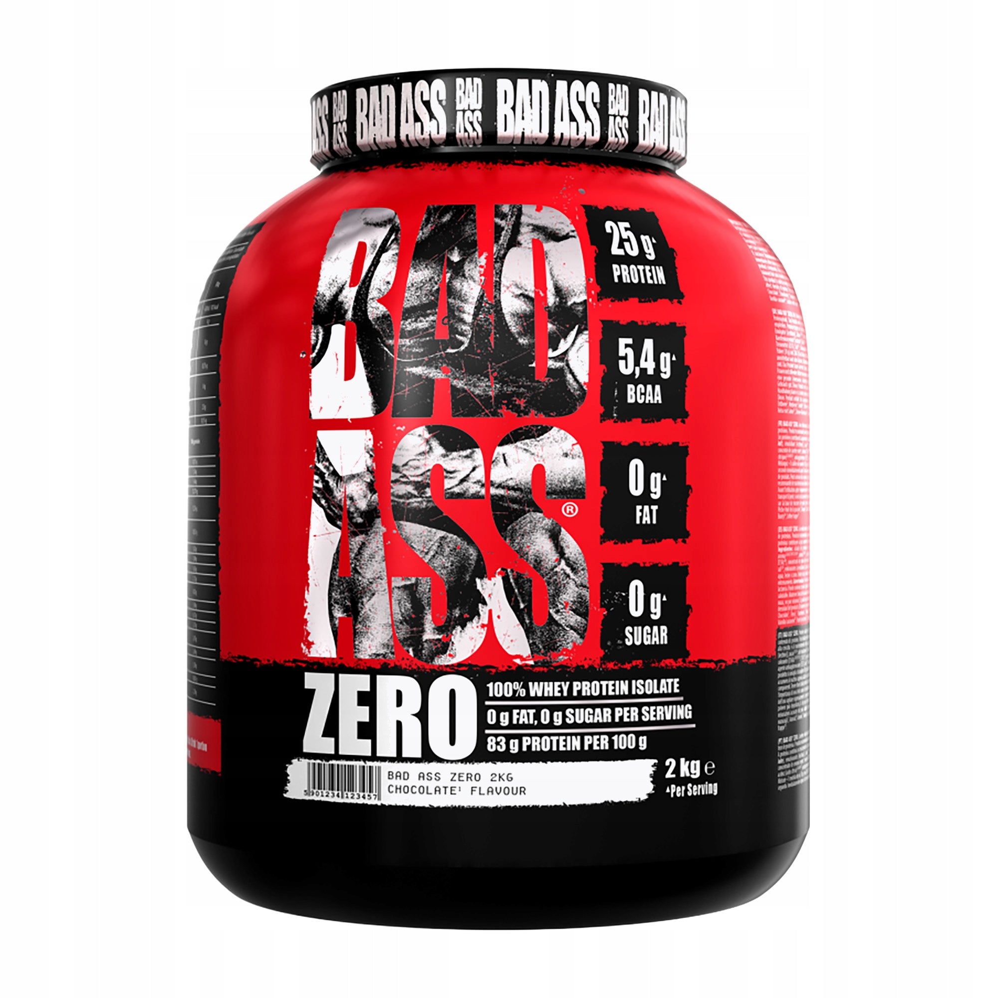 Fitness Authority Bad Ass Zero isolate 2 kg strawberry 2 kg