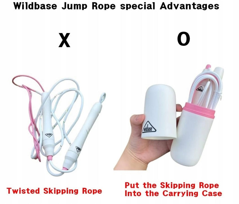 Fitness Exercise Jump Rope Adjustable 3m Durable + Case Brand Hop-Sport