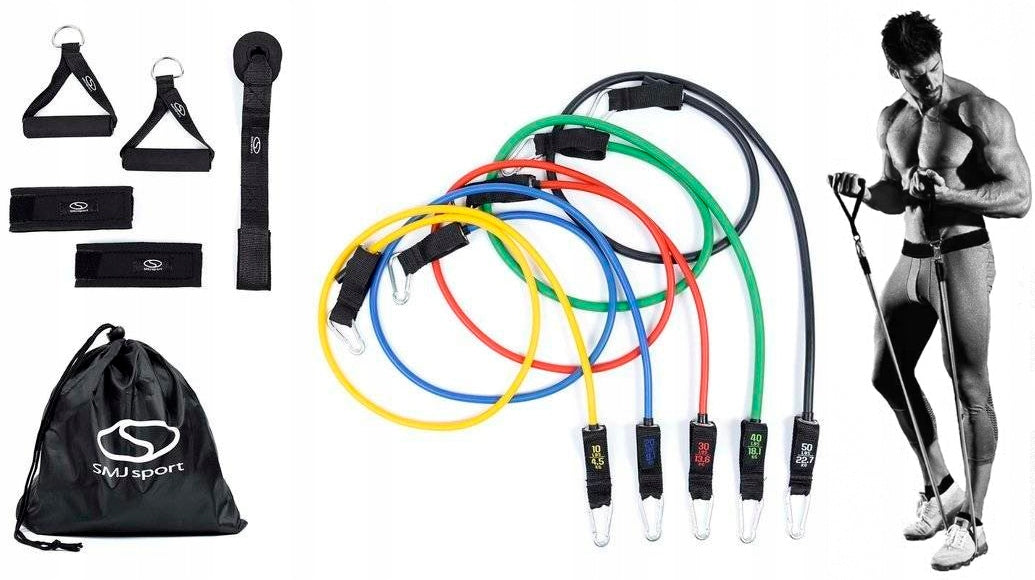 Fitness Exercise Rubber Set Resistance Fitness Bands