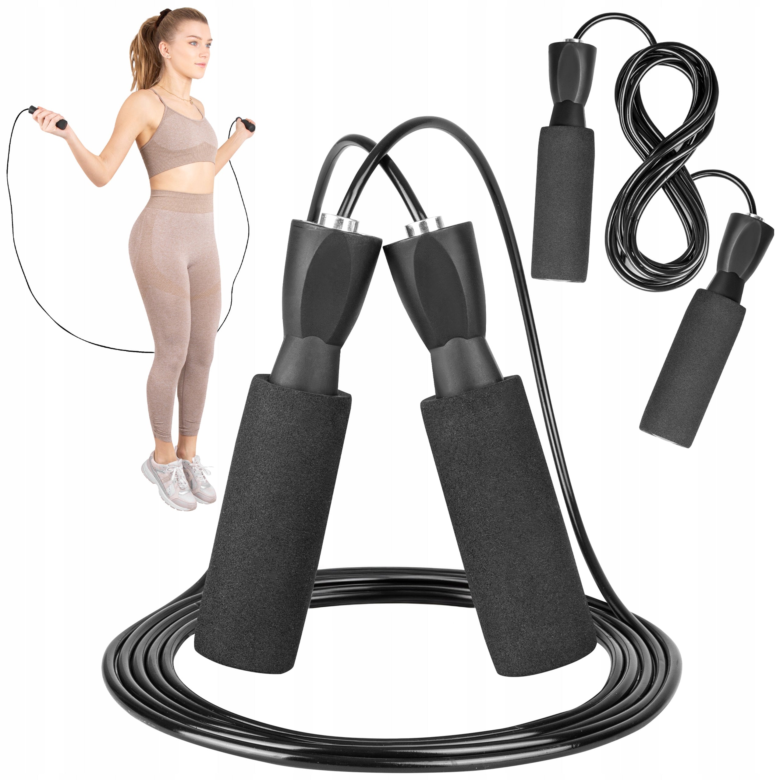 Fitness Jump Rope SUFITE Adjustable Boxing Training for Jumping