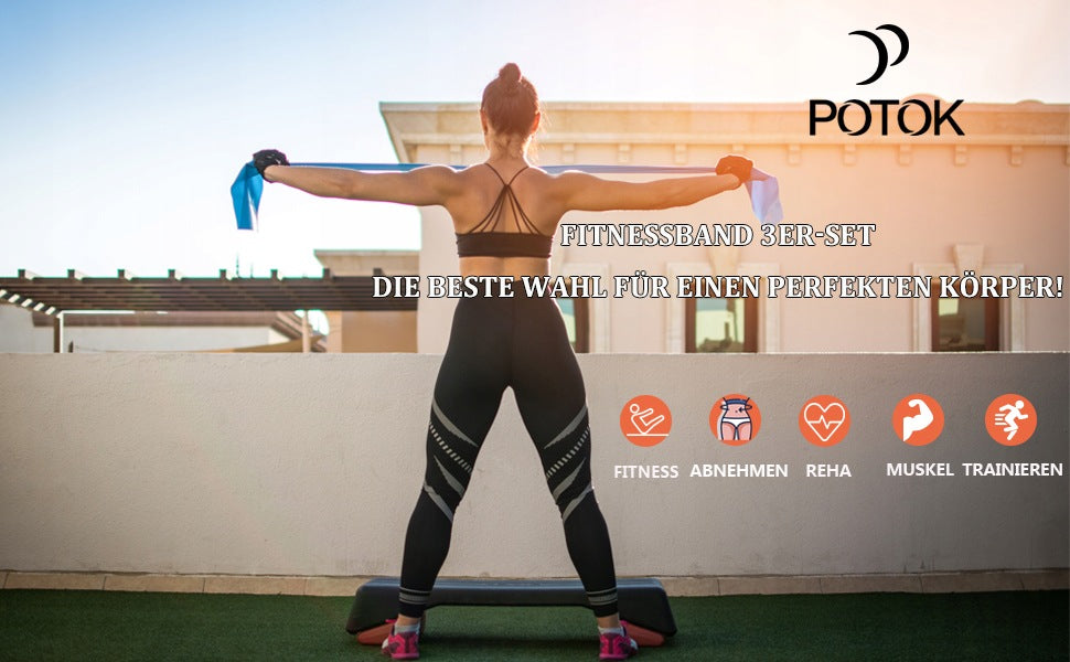 Fitness Tapes Rehabilitation Gymnastics and Physiotherapy 3 pcs SET 0266 Manufacturer code Pk1009200_Sml