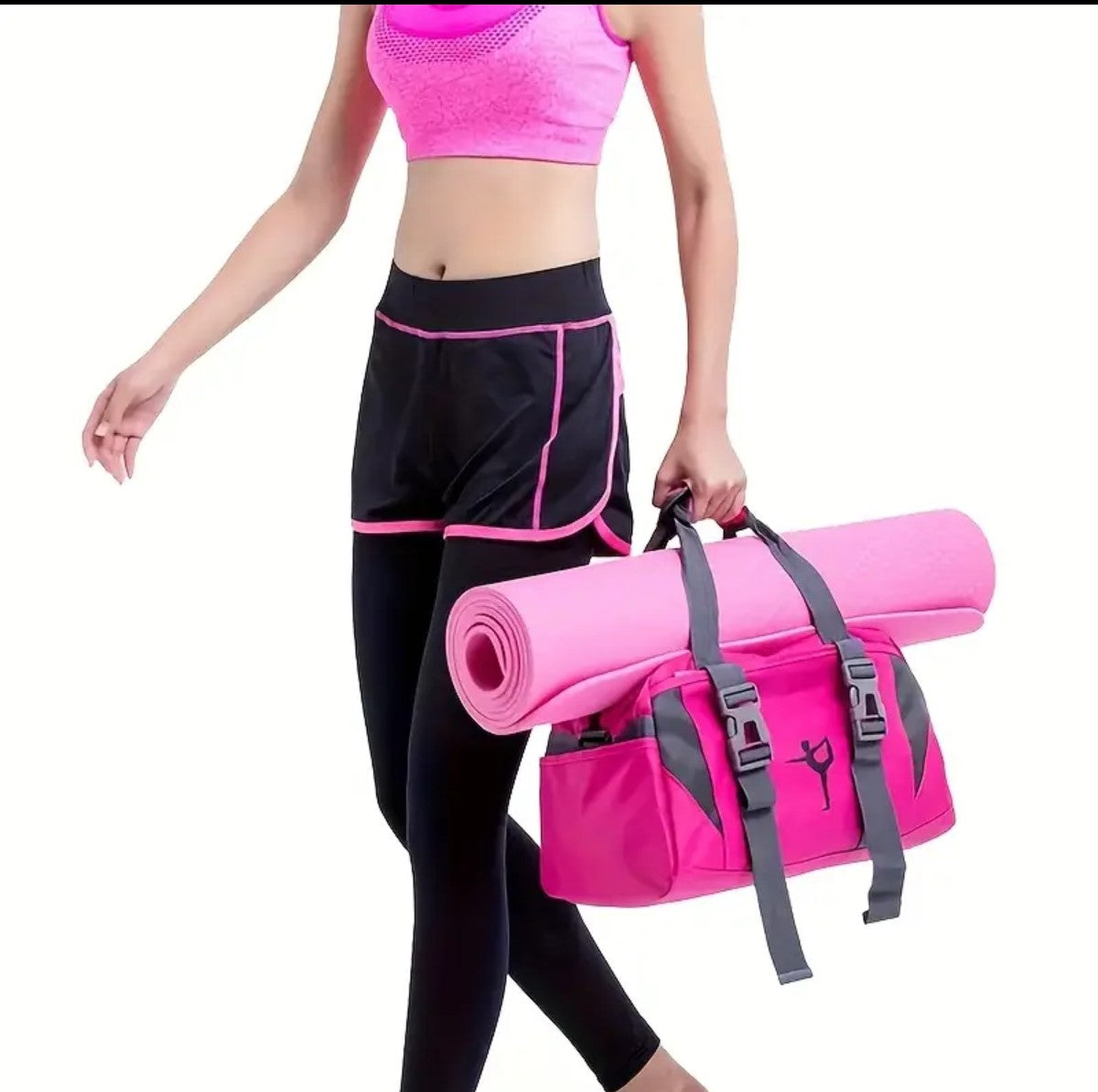 Fitness bag sports for swimming pool gym yoga dance for girls pink Model Torba treningowa