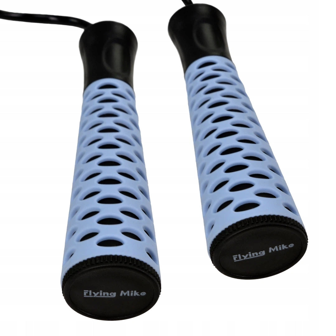 Fitness jump rope with non-slip studs and bearings Brand Captain Mike