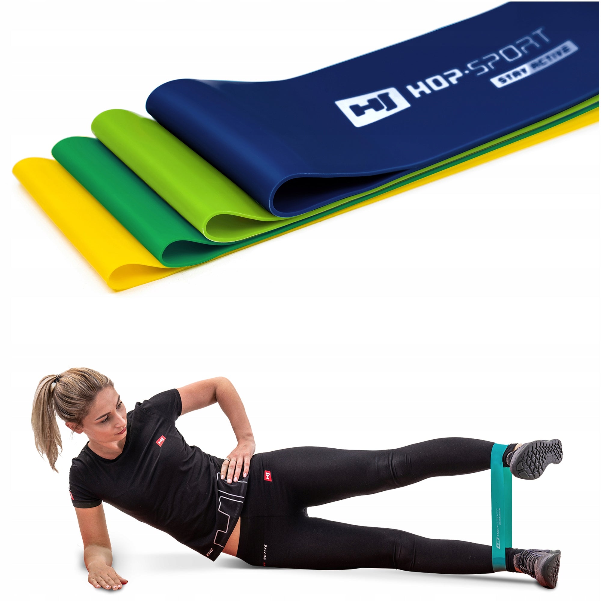Fitness set for exercise adjustable skipping rope + durable resistance bands EAN (GTIN) 5902308227767