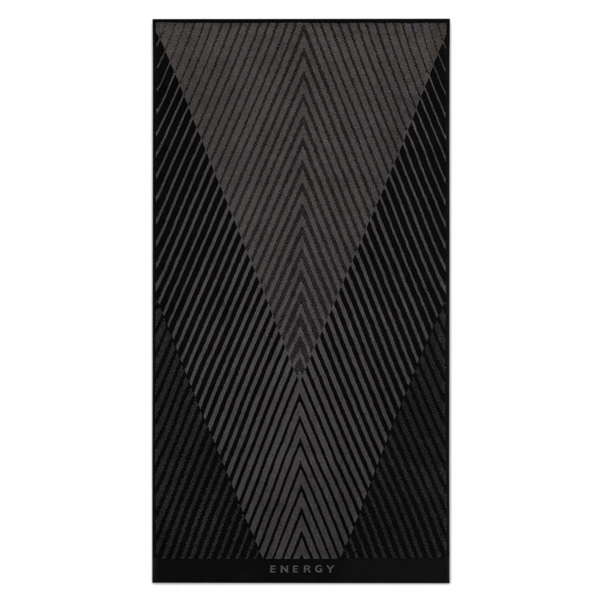 Fitness towel for gyms 50x90 ZWOLTEX world gifts energyblack Color black