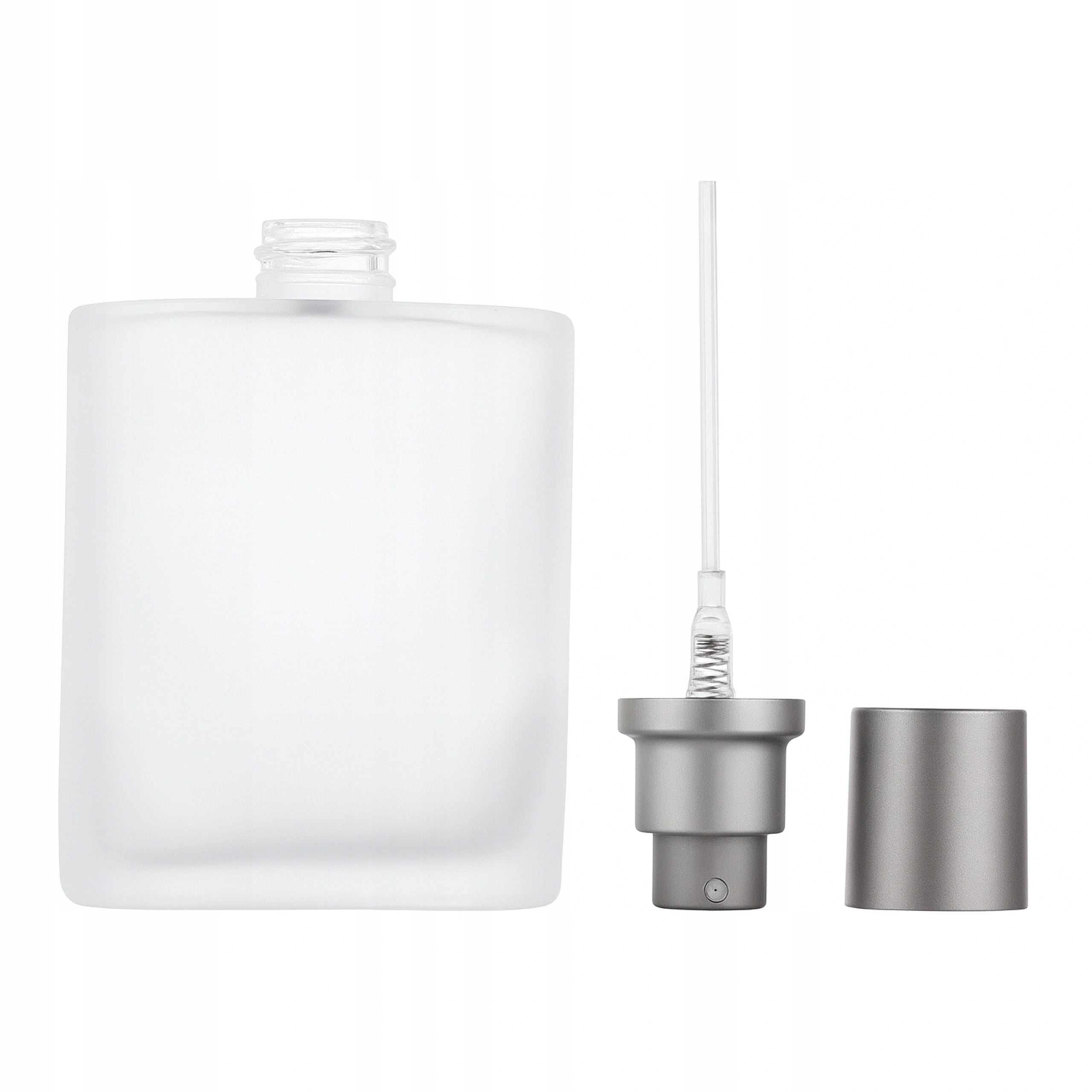 Flacon for Perfume 100ml - Glass Bottle with Atomizer - Frozen Matte Brand ABC-RC