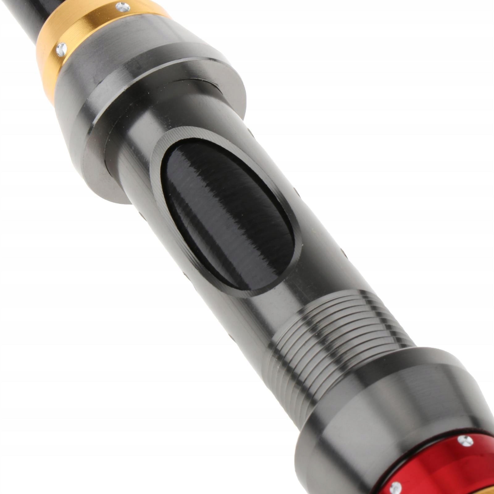 Flameer Carbon Fiber Telescopic Fishing Rod 3.6m Model Przynęty łodzie na rybołówstwo karpiowe kołowrotek