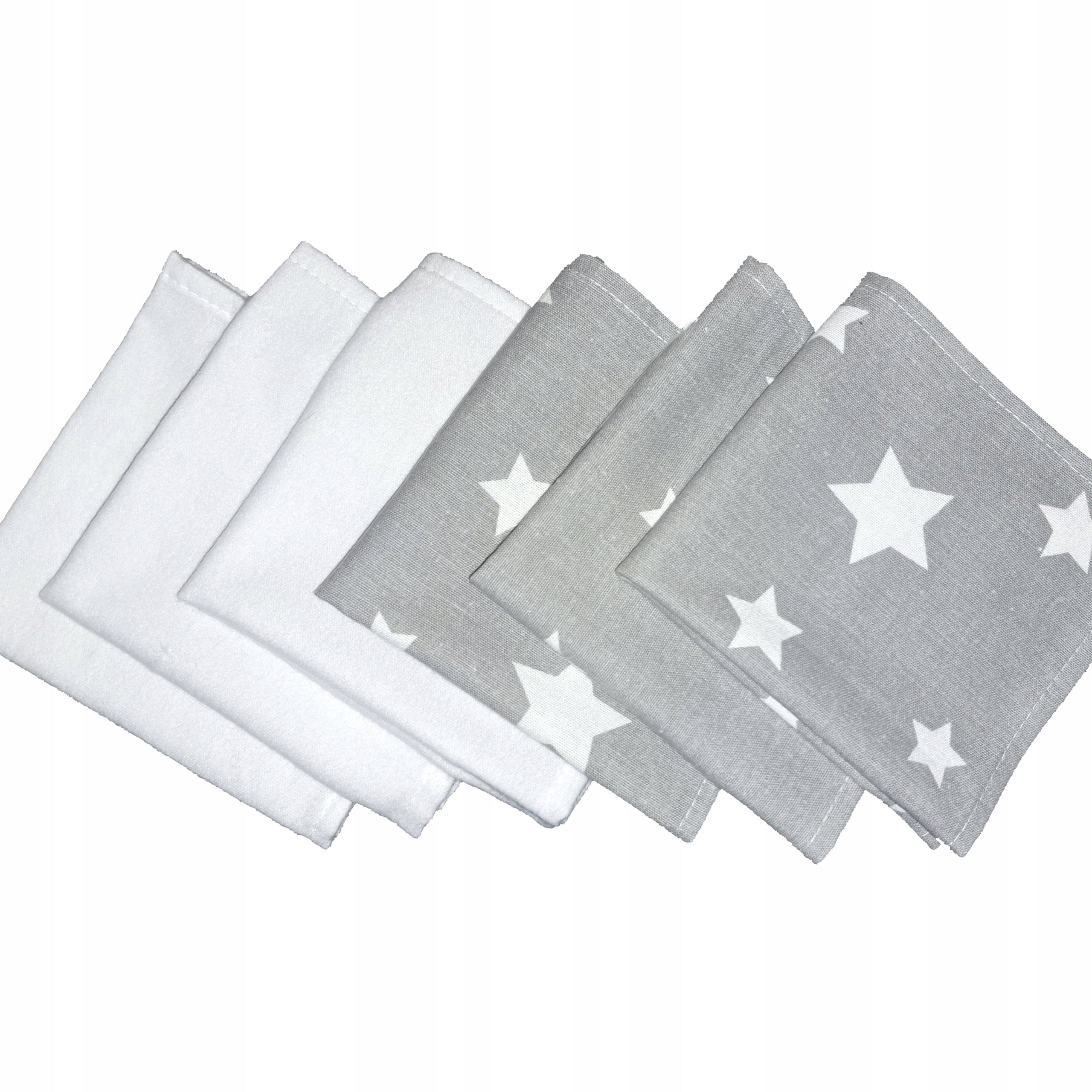 Flannel Cloths Pourings 6 Pieces Kamyczek Diaper Diapers 30x30 cm