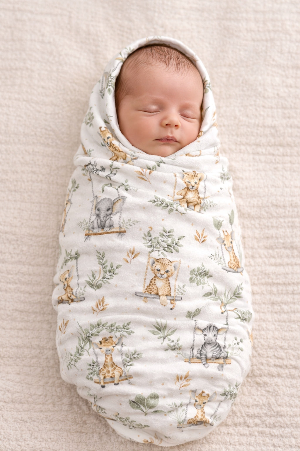 Flannel Diaper 80x80 Safari | Soft Cotton | Baby Blanket Manufacturer code 01frot