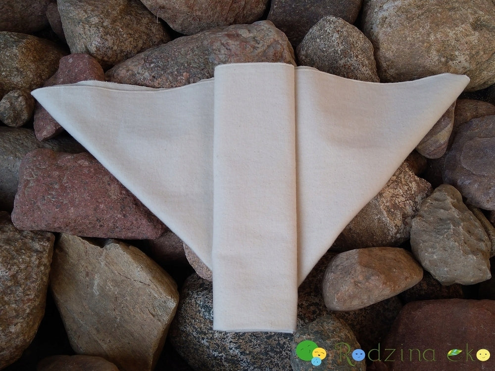 Flannel diaper, 100% unbleached cotton, 175 g/m2 – 80×80 cm, Dziobak Brand Dziobak