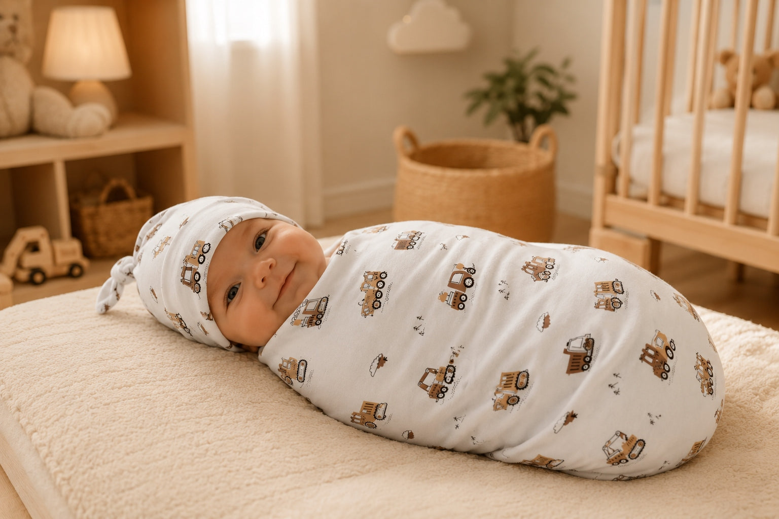 Flannel diaper 160x60 cm – soft swaddle for wrapping a newborn car Packaging status original