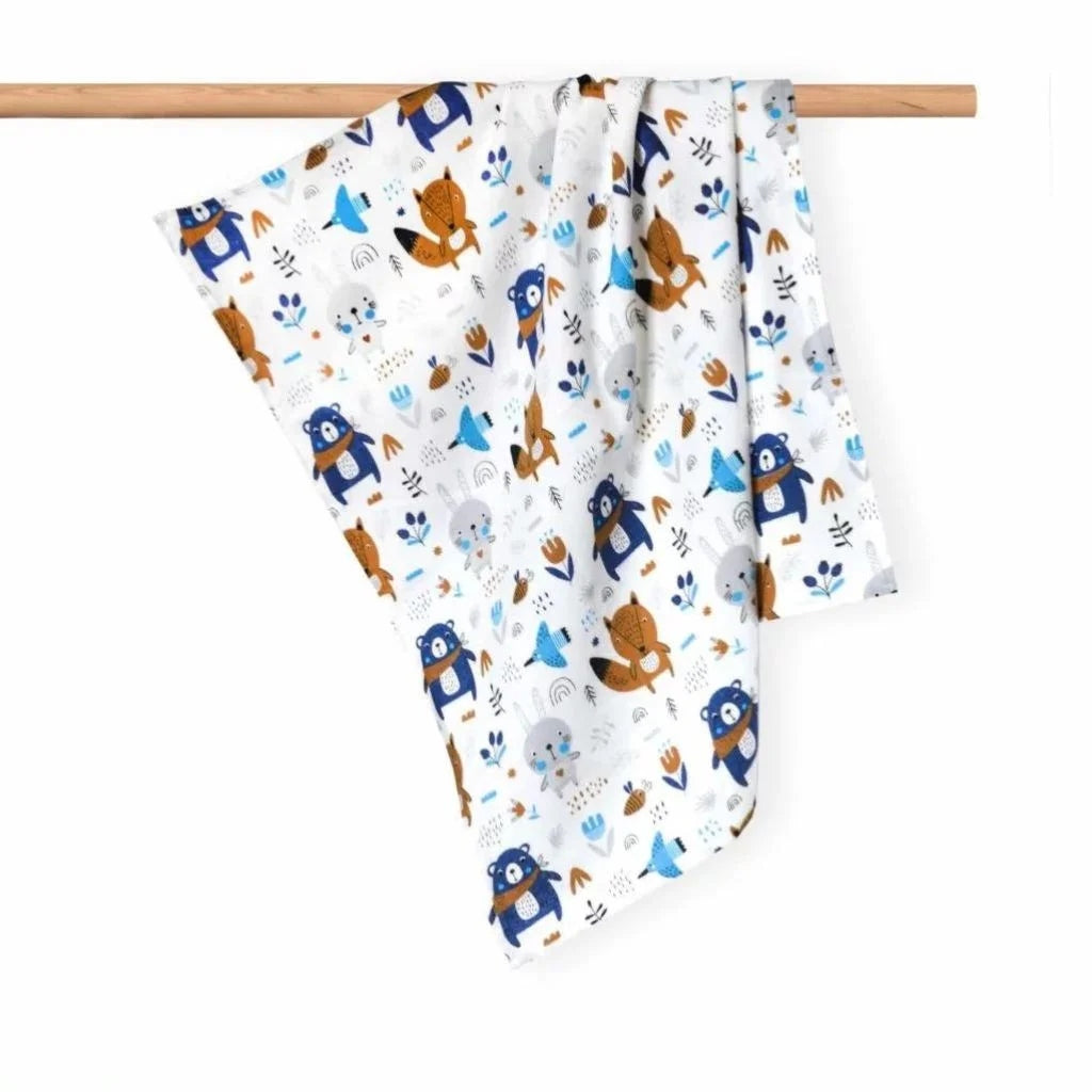 Flannel diaper cotton 100% 70x80 for boy girl swaddle