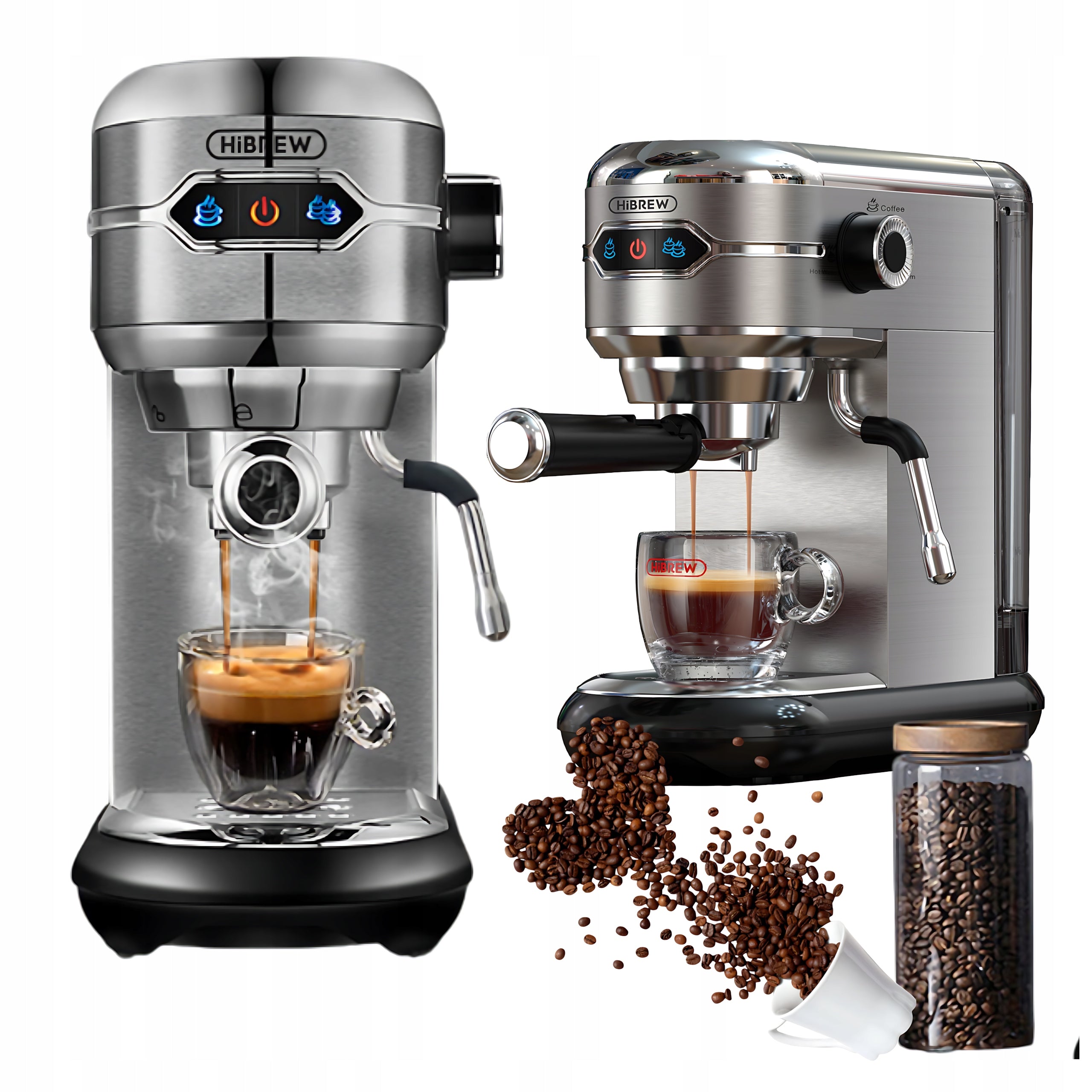 Flask Coffee Maker Hibrew H11 1450 W 19 Bars Foamer Accessories