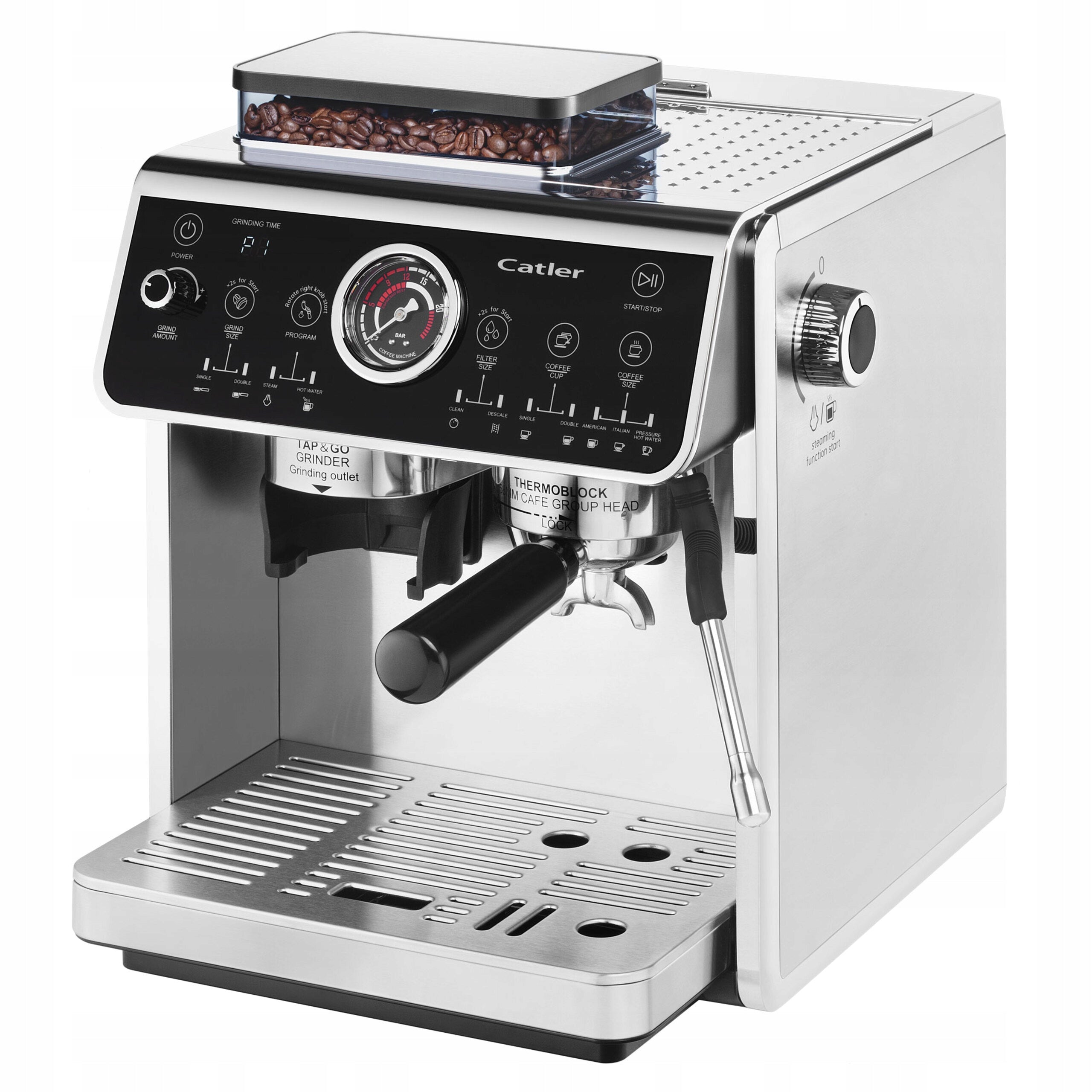 Flask Express Catler ES910 DOUBLE THERMOBLOCK SYSTEM 2800W GRINDER