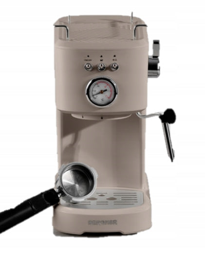 Flask espresso machine Bergner retro 1100 W beige