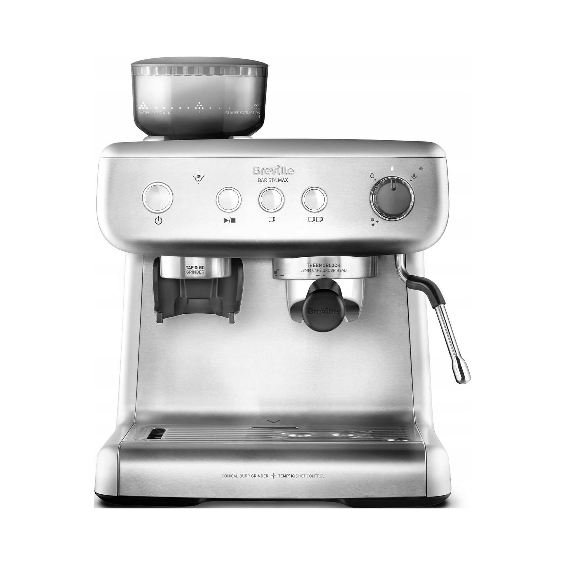 Flask espresso machine Breville Barista Max 1600W silver/grey VCF126X