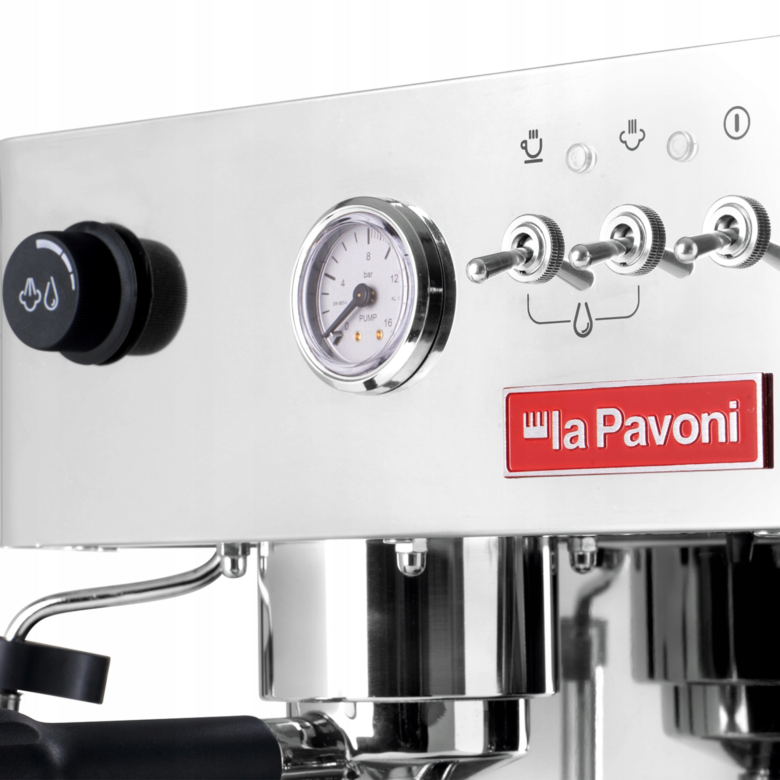Flask espresso machine La Pavoni Domus Bar DMB with grinder - silver Brand La Pavoni