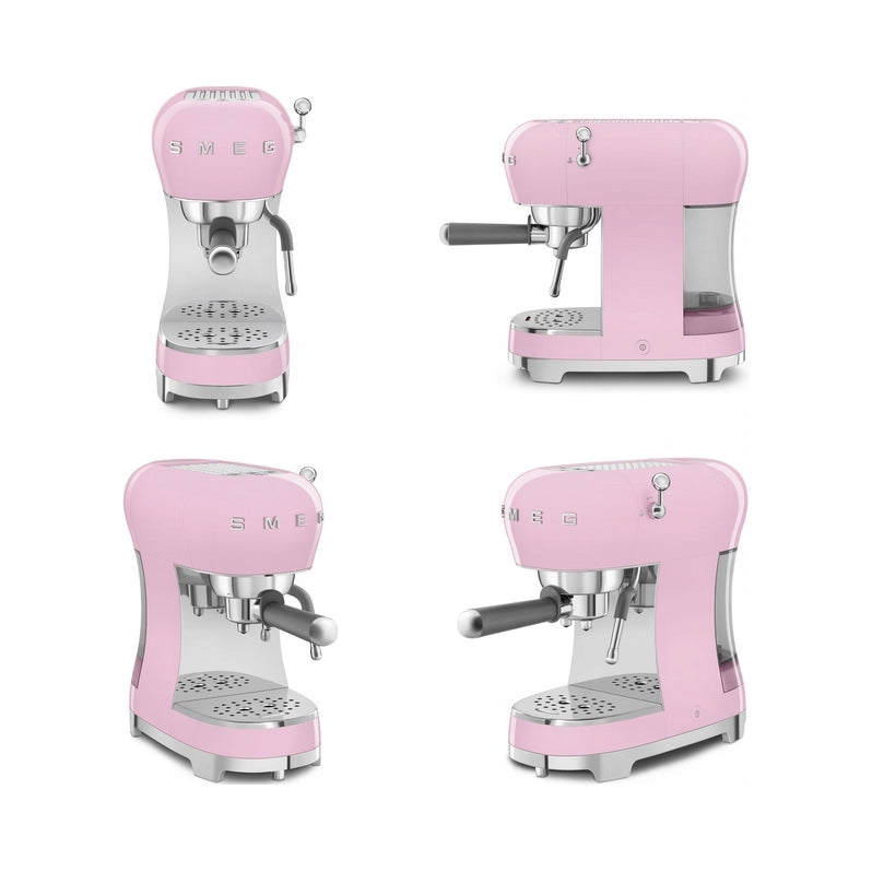 Flask espresso machine Smeg ECF02PKEU 1350 W pink Packaging status original