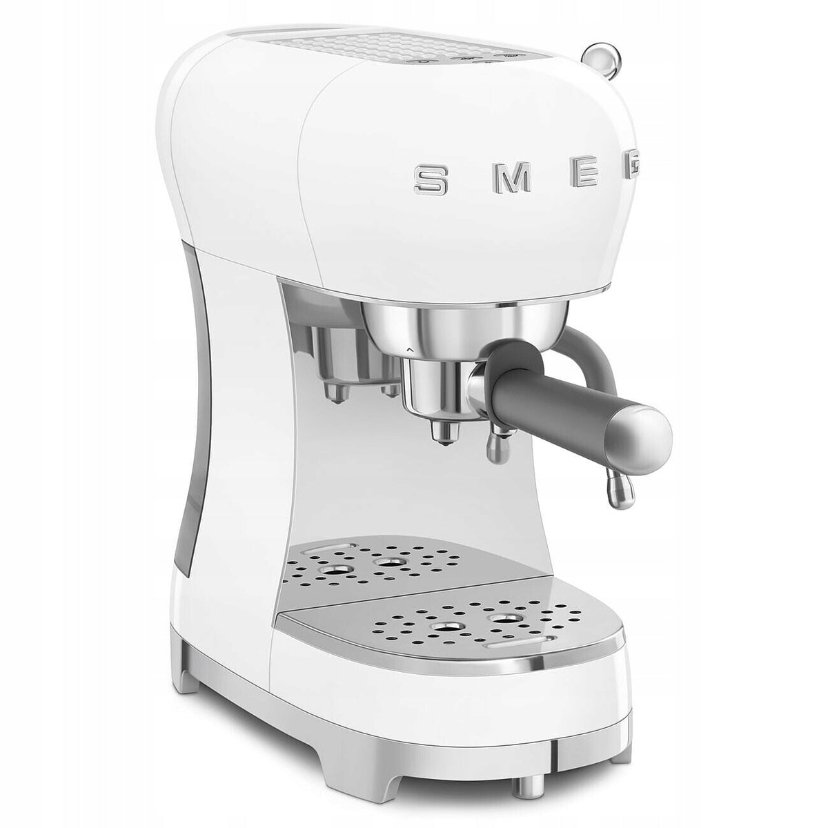 Flask espresso machine Smeg ECF02WHEU 1350W white GW24M DESCRIPTION! Manufacturer code ECF02WHEU