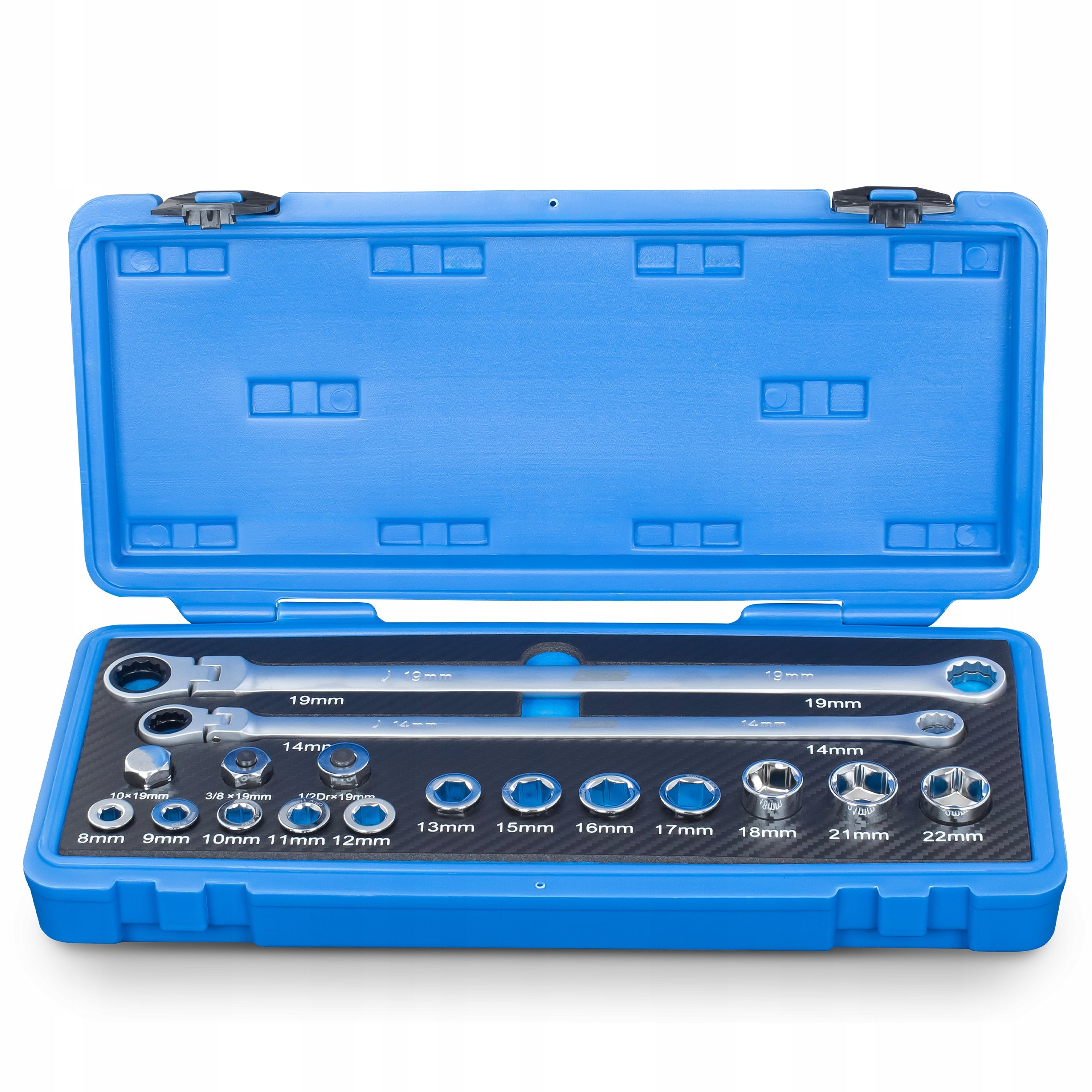 Flat-Eye Wrenches With Ratchet Long Broken Set 17el. FR1994 Brand Farys