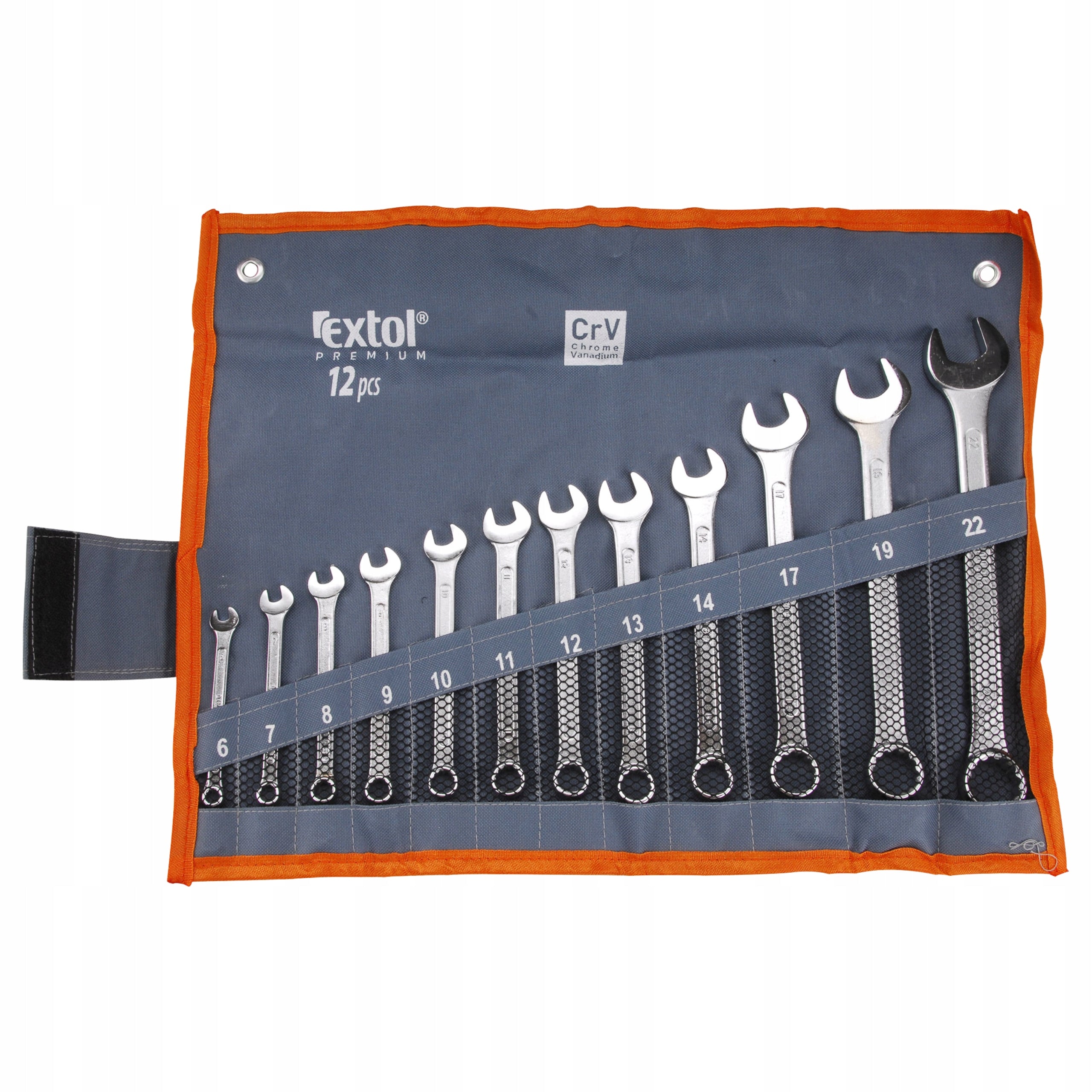 Flat Eyelet Wrenches Flat Car Wrench Set 6-22mm 12pcs +Etui