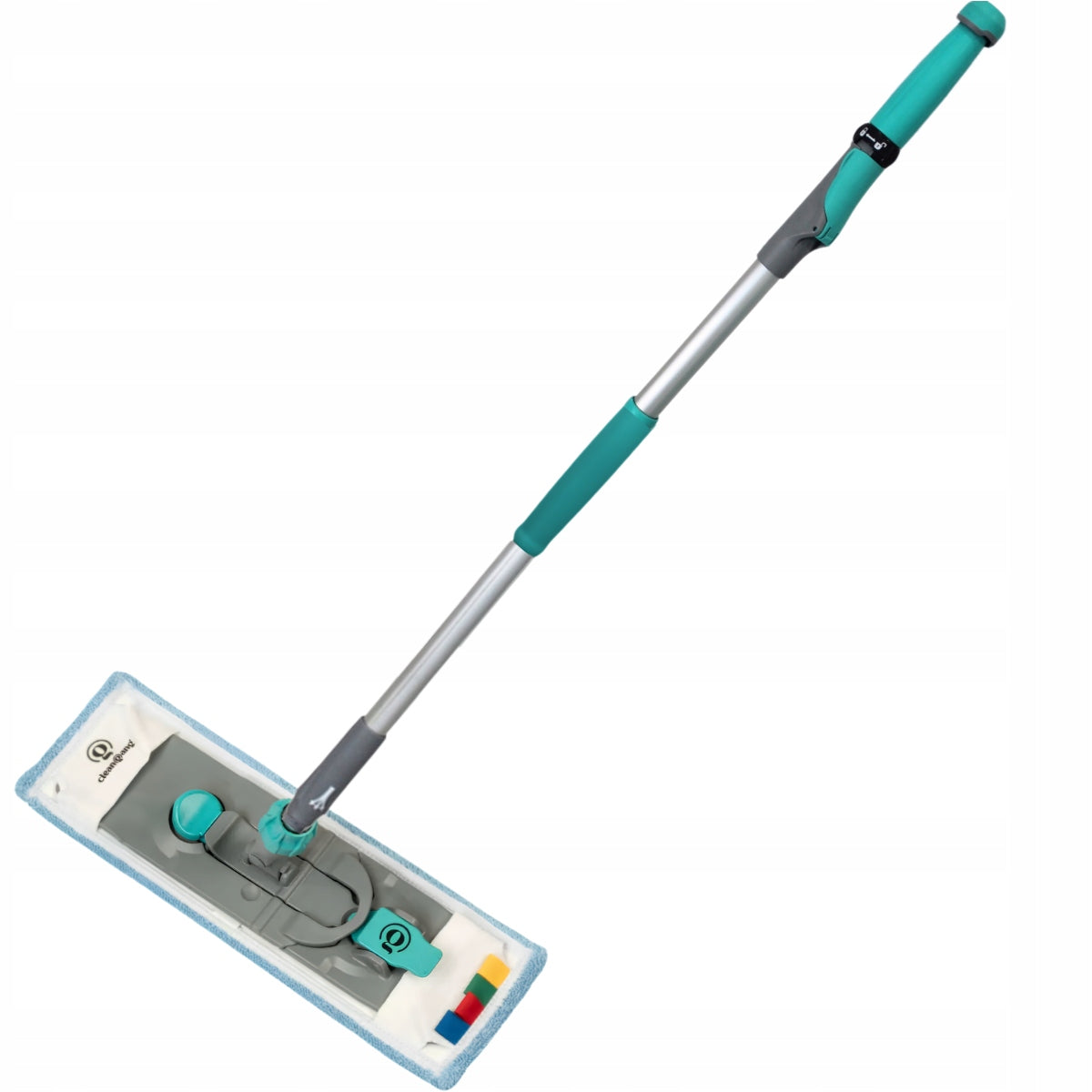Flat Mop with Sprayer Stick Microfiber Absorbent Cartridge Set CleanGang Brand no brand