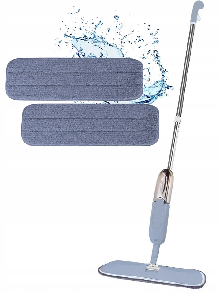 Flat mop Shopek Mop with washer flat inserts spray mop 125CM Brand Shopek