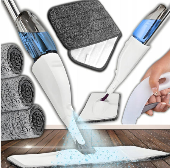 Flat mop WITH WASHER 125cm 350ml 3x universal microfiber inserts