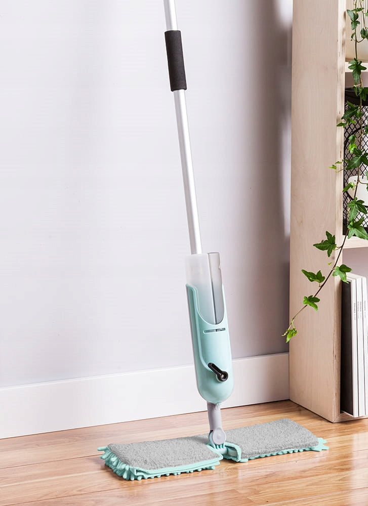 Flat mop with sprayer DUAL SPLASH spray microfiber rotary YORK x2 Color multicolor