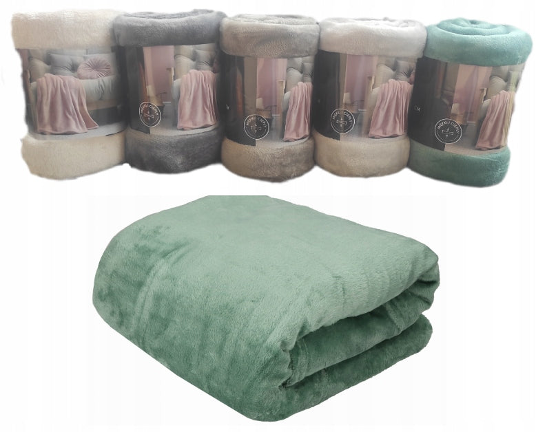 Fleece blanket warm and soft Bedspread 160x200