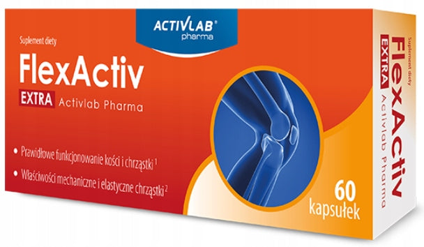 FlexActiv Extra 60 capsules Collagen Glucosamine Vitamin C