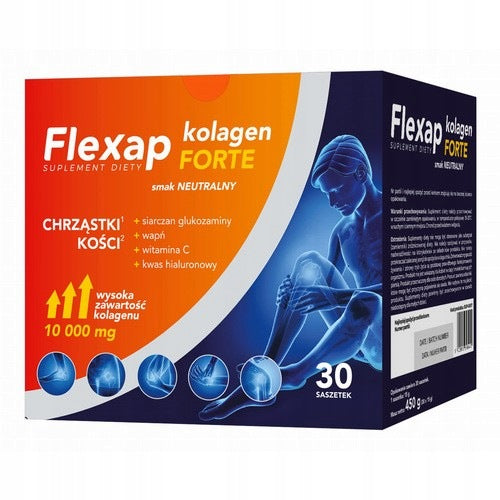 Flexap collagen Forte, powder sachets, neutral taste, 30 pcs.