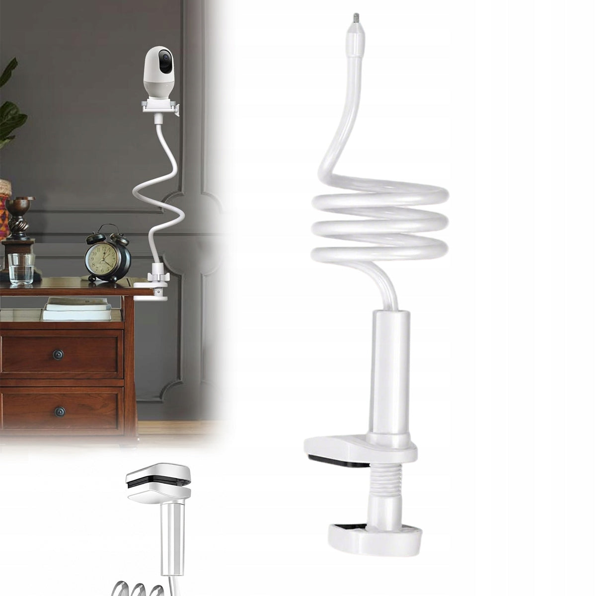 Flexible stand for electronic nanny – universal