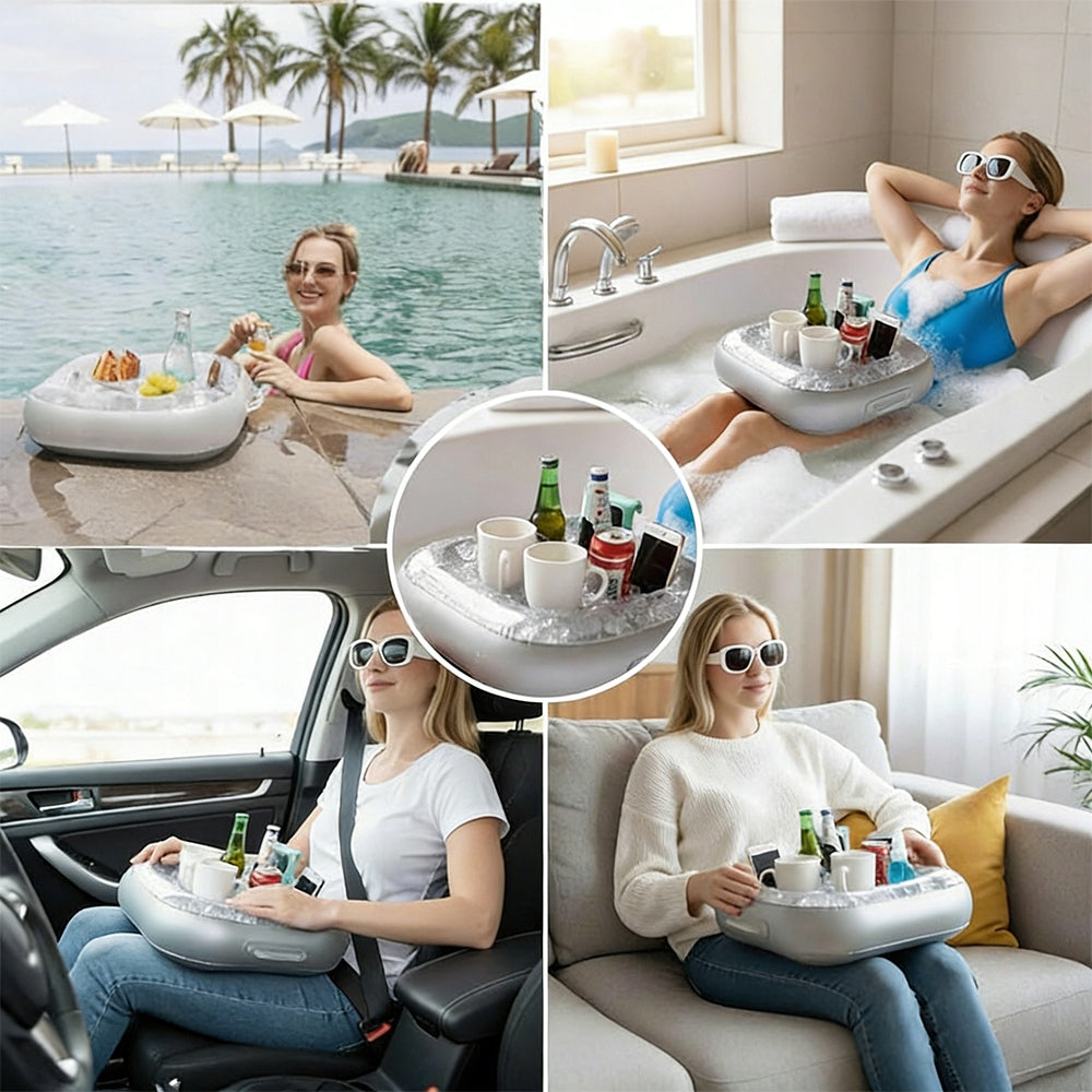 Floating Cup Inflatable Stand Can Drink Holder For Pool Packaging status original