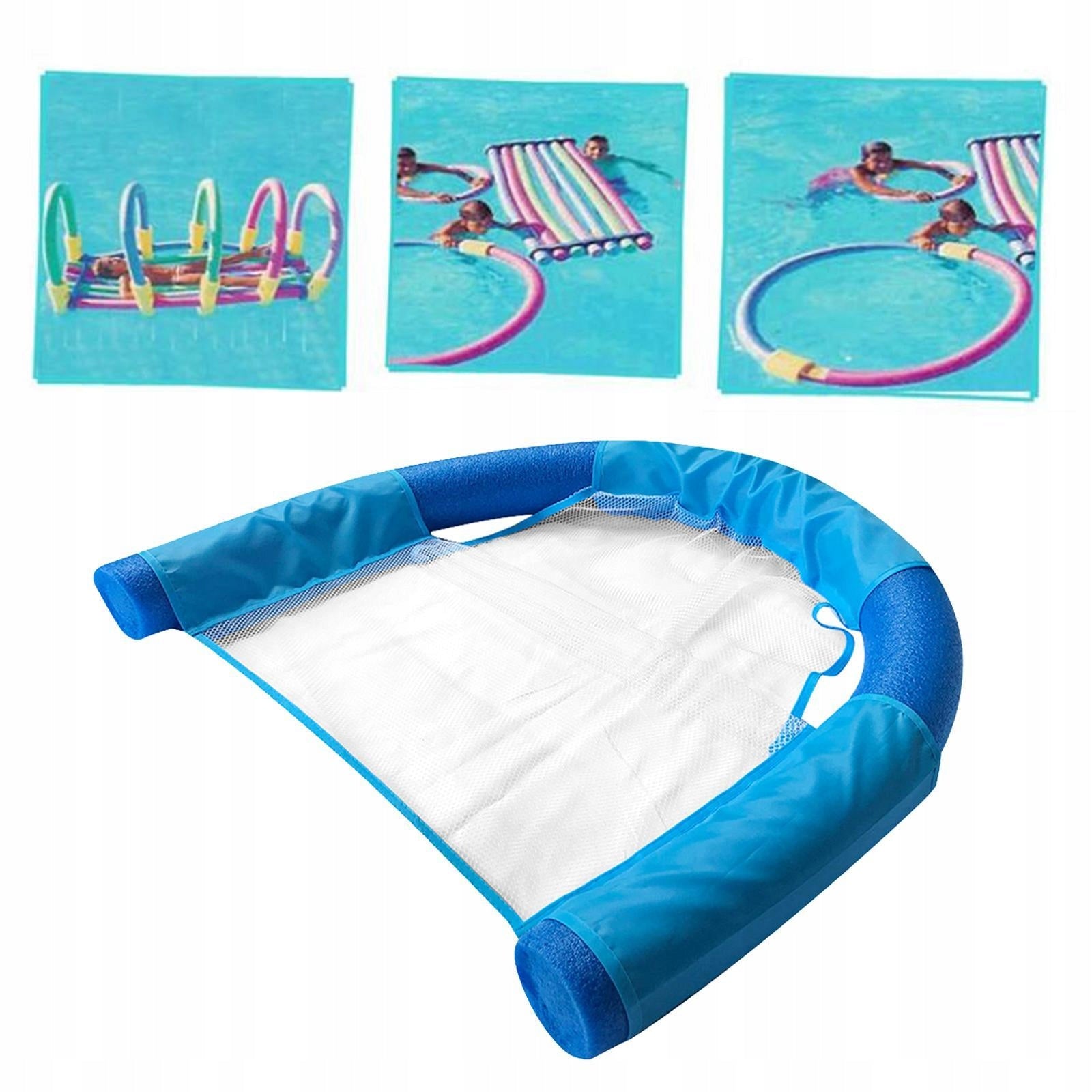 Floating Pool , Noodle Sling/Lounge , Floating for Adults Blue 6.5x150CM Kind other