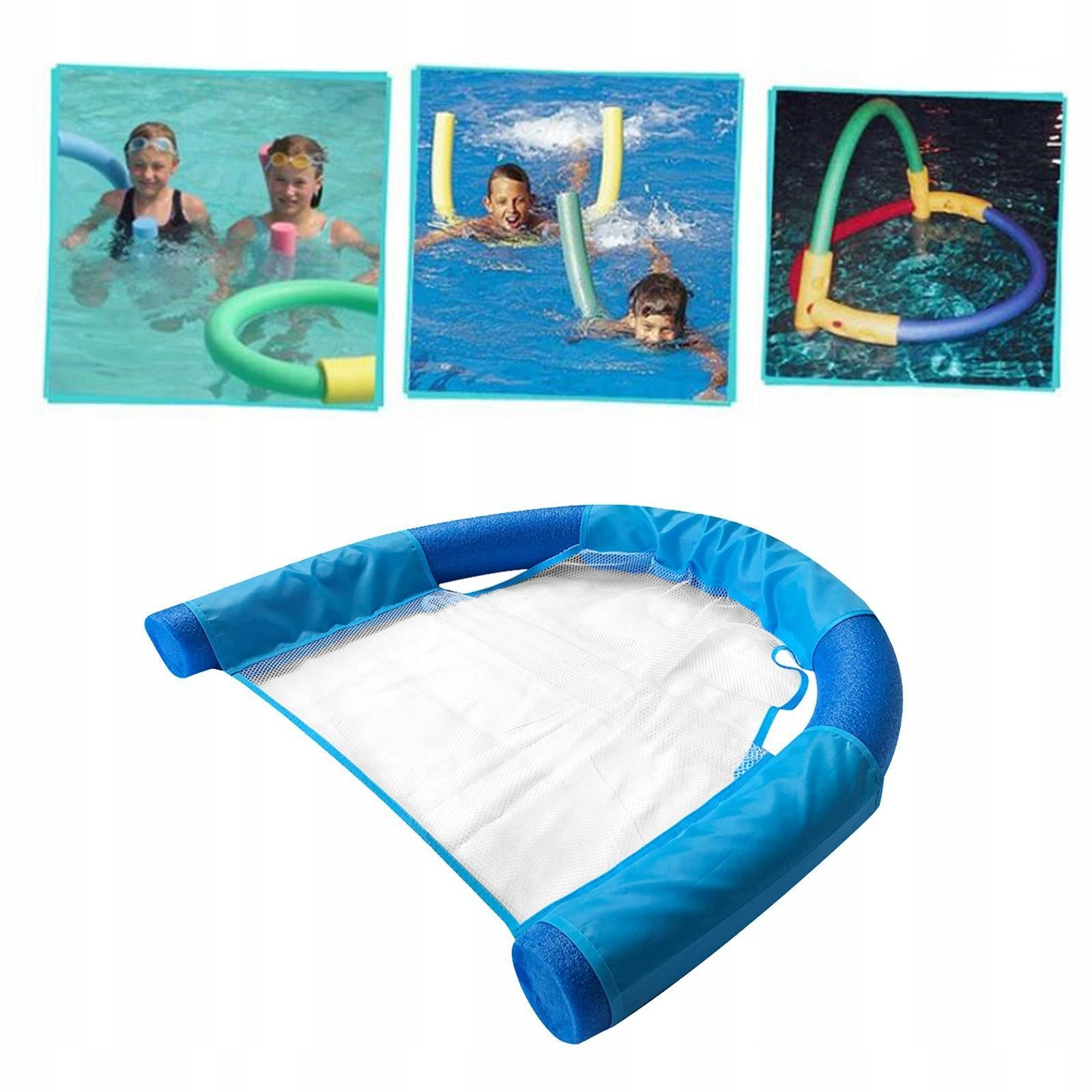 Floating Pool , Noodle Sling/Lounge , Floating for Adults Blue 6.5x150CM