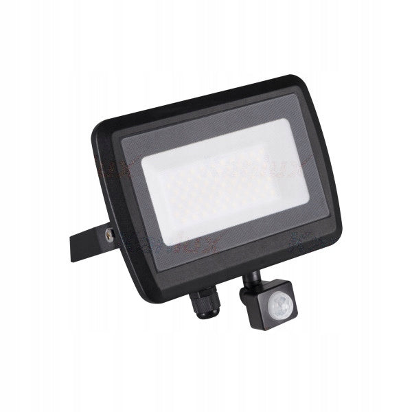 Floodlight Antem 50W-NW-Se B IP44 4000lm 4000K black with ruc sensor
