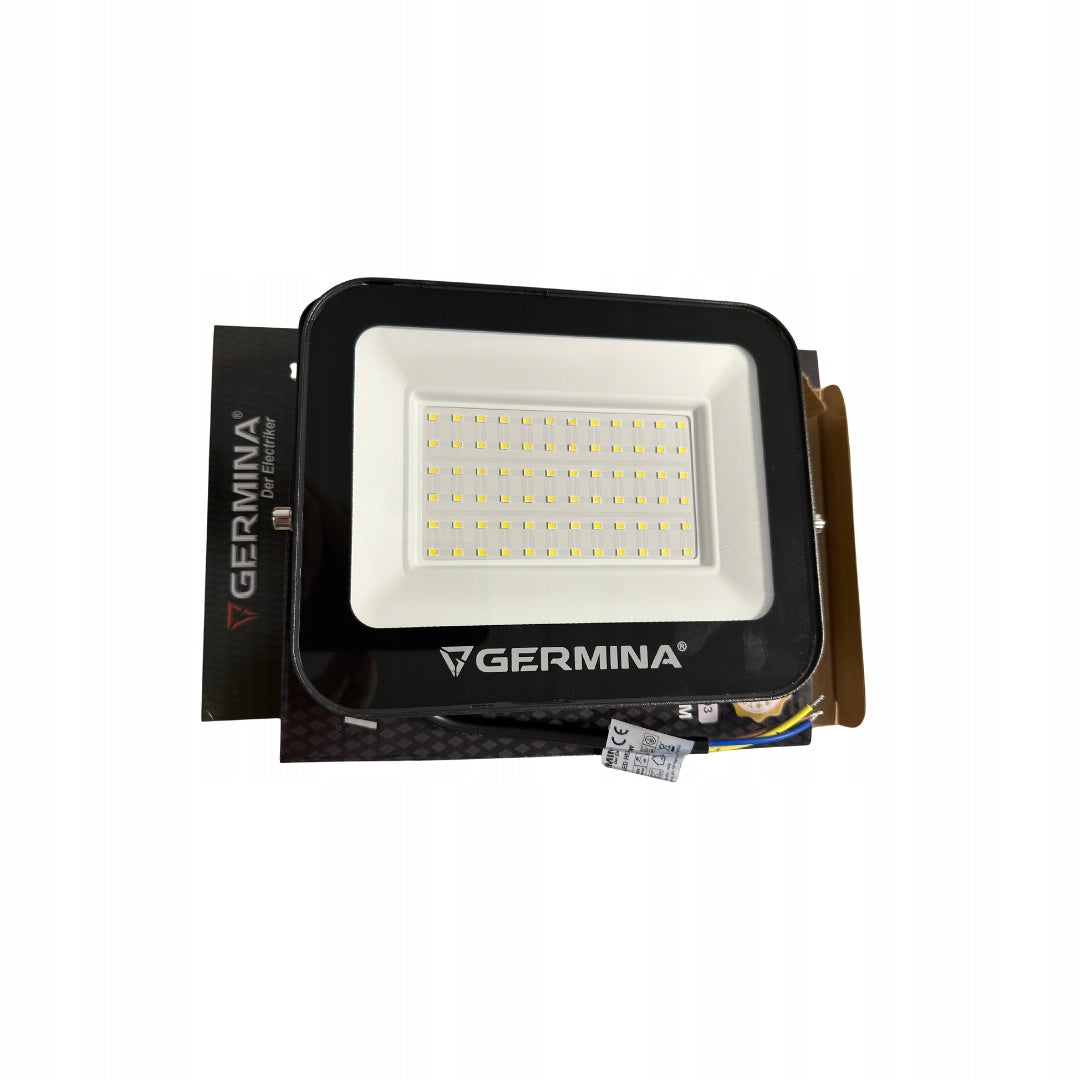 Floodlight Germina 50W 5000lm 6400K IP65 black Brand Germina