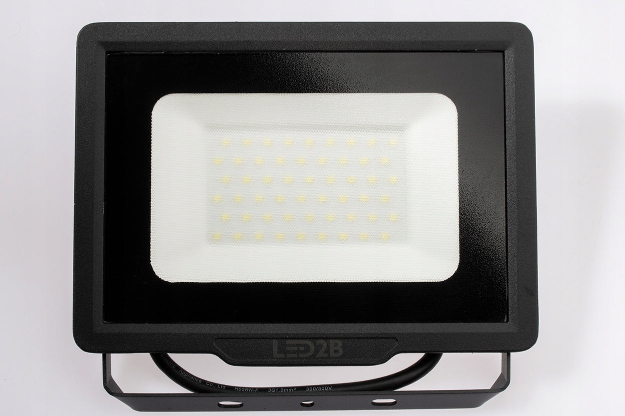 Floodlight Kobi 50W 6000K 4000 lm IP65 black Color temperature 6500 K