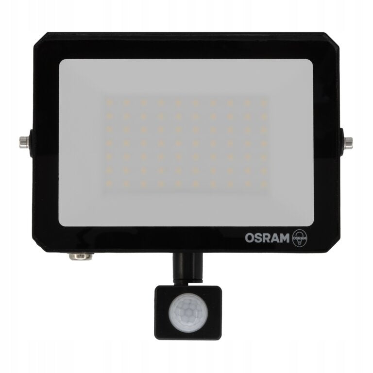 Floodlight Osram halogen motion sensor 50W 4000K neutra 4500lm IP65 black Packaging status original
