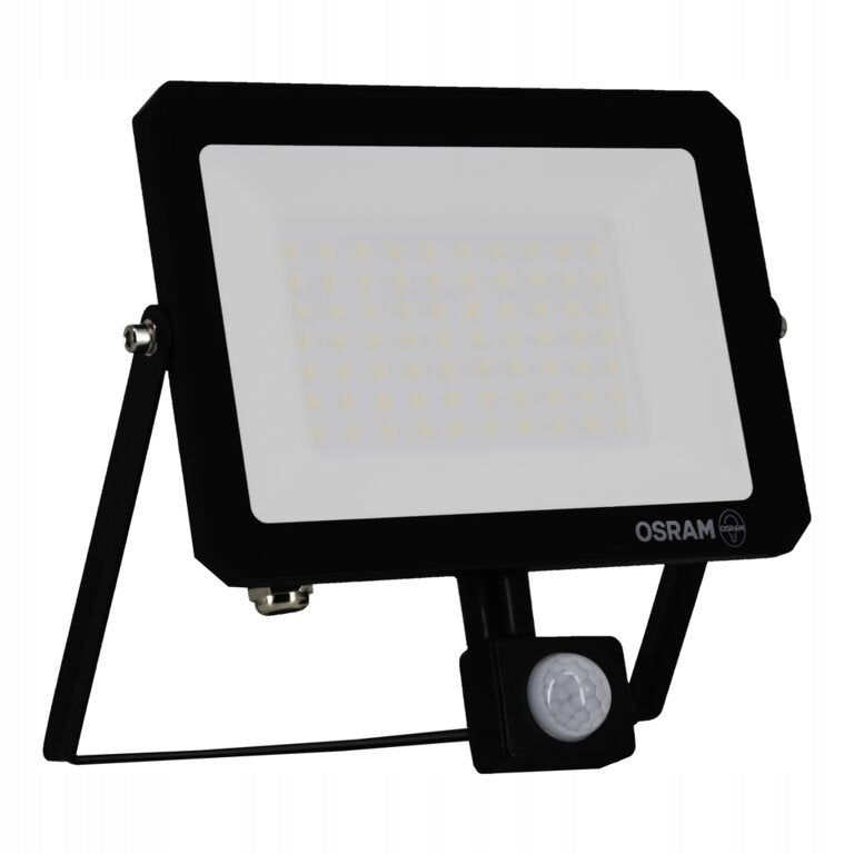 Floodlight Osram halogen motion sensor 50W 4000K neutra 4500lm IP65 black