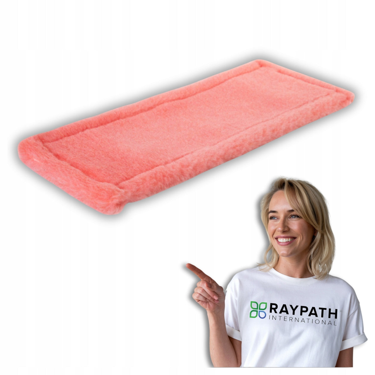 Floor Cushion for Mop Pink Refill Absorbent Mop Effective Raypath