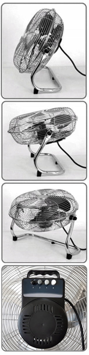 Floor Fan VT03 55cm 150W Circulator Windmill Large Metal Chrome Manufacturer code VT-03