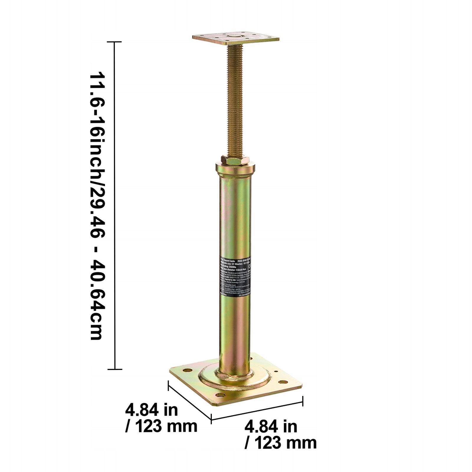 Floor Lift 4Pcs Maximum Load 1134KG Solid Support Maximum lifting height 406 mm