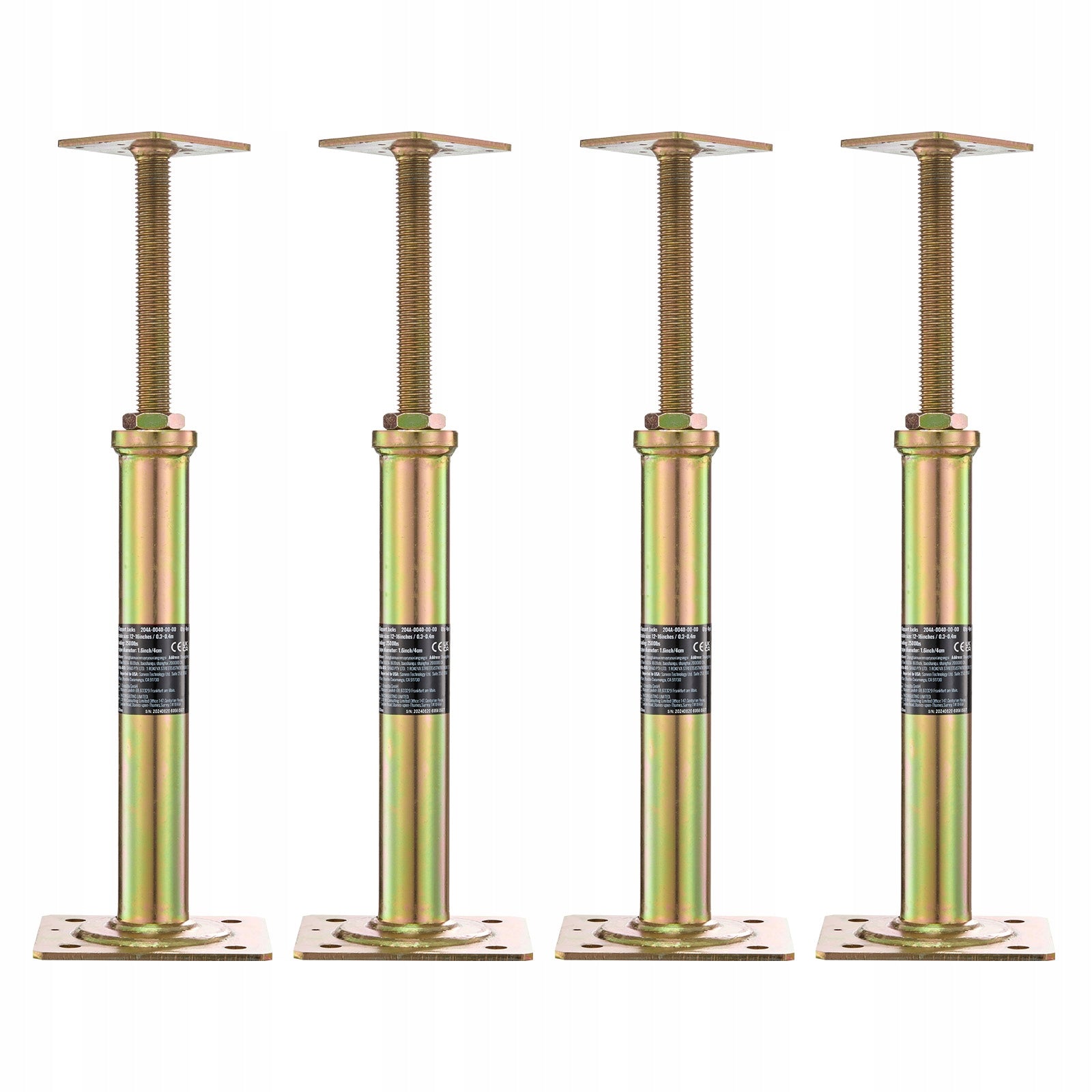 Floor Lift 4Pcs Maximum Load 1134KG Solid Support Minimum lifting height 2946 mm