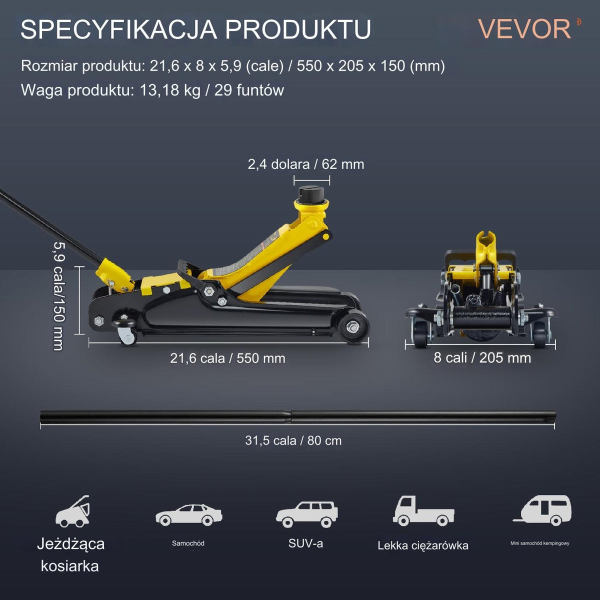 Floor Lift Low Profile Floor Lift with Lifting Capacity 2,5 Tony Manufacturer code DGWSQJDTDG25TNS38V0