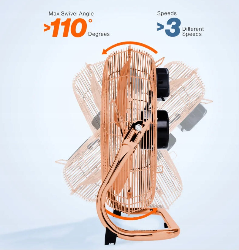 Floor fan AERSON 50cm copper fan table fan 120W Brand AERSON