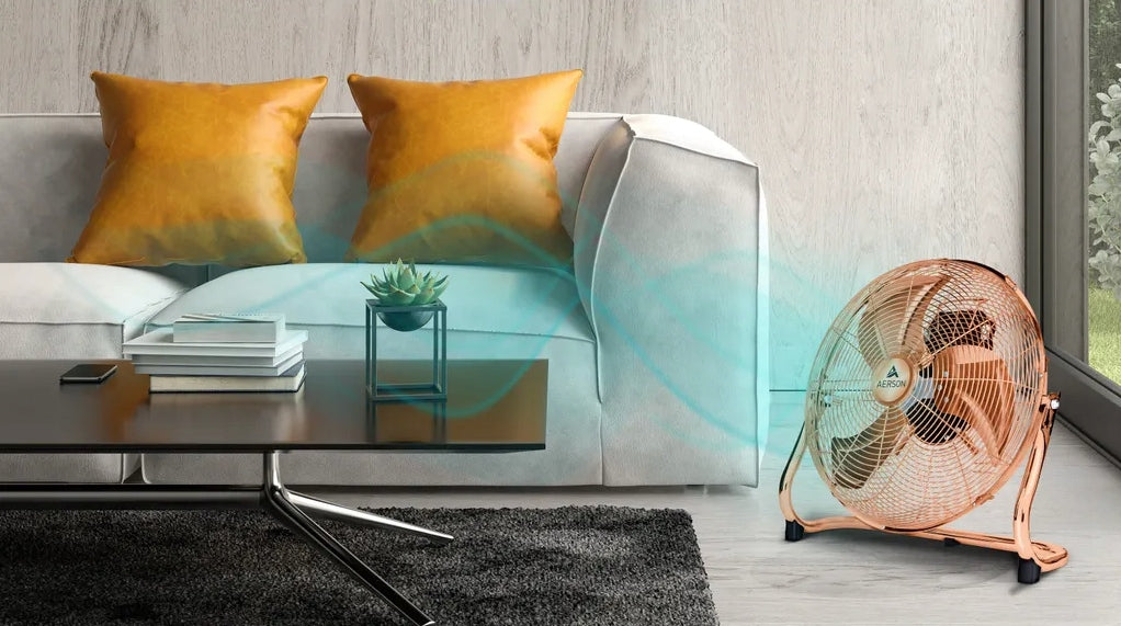 Floor fan AERSON 50cm copper fan table fan 120W Manufacturer code ASBVTLT50-K
