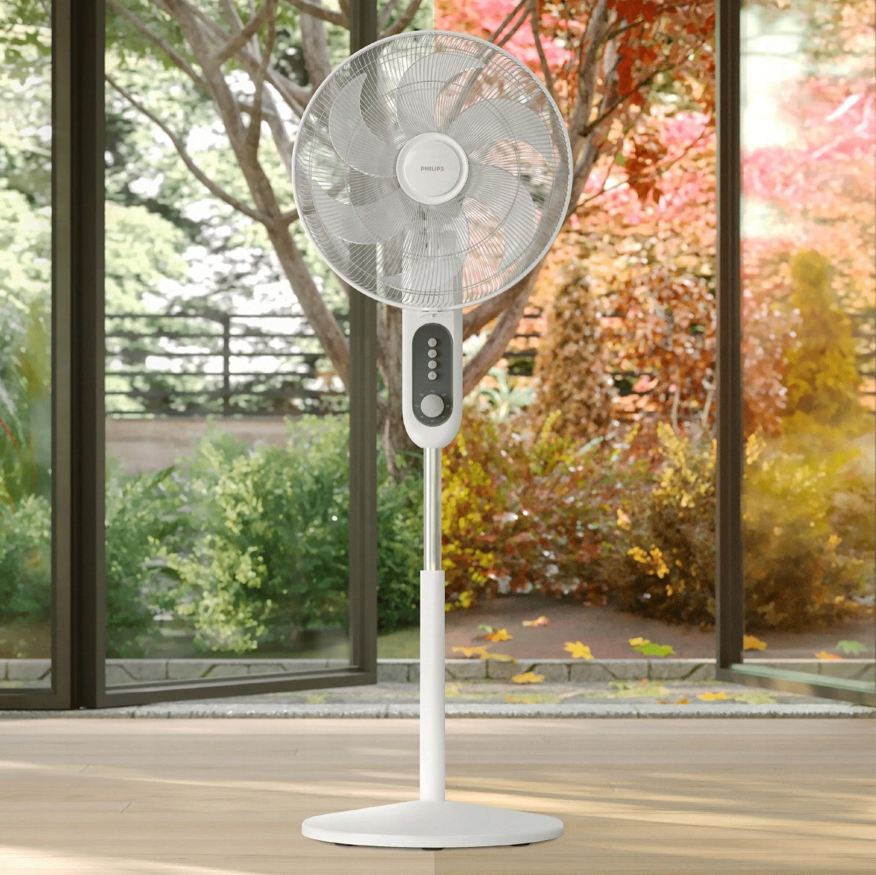 Floor fan Philips CX1220/00 45W 3330 m³/h 38dB TIMER QUIET WHITE Power supply mains